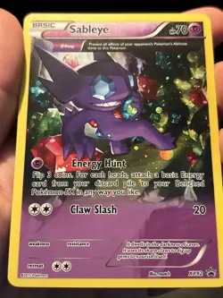 Sableye XY92 Black Star Promo Holo Pokemon card English TCG - Image 2