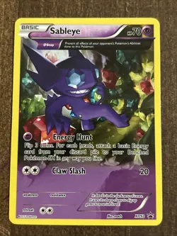 Sableye XY92 Black Star Promo Holo Pokemon card English TCG - Image 3
