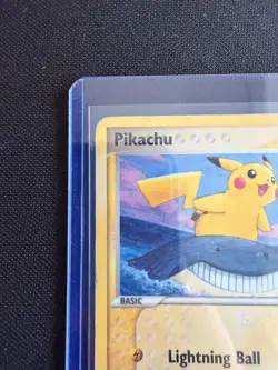 Pikachu - 12/17 - Pokemon Pop Series 5 Holo Card MP - Image 2