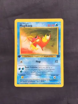 Pokemon Cards: Team Rocket 1st Edition Uncommon: Magikarp 47/82 - Image 1