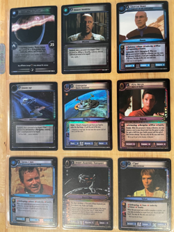 Star Trek CCG: Second Edition Dangerous Missions - Nine Card Foil Lot - Image 1