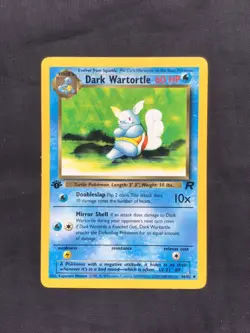 Pokemon Cards: Team Rocket 1st Edition Uncommon: Dark Wartortle 46/82 - Image 1