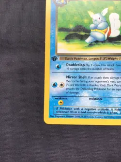 Pokemon Cards: Team Rocket 1st Edition Uncommon: Dark Wartortle 46/82 - Image 5