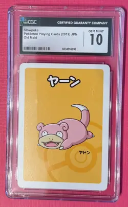 CGC 10 Slowpoke Old Maid 2019 Japanese Pokemon Card - Image 1