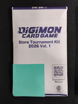 Digimon Card Game Store Tournament Kit 2026 Vol 1 English Sealed - Image 1