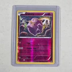 Clefairy Reverse Holo Pokemon TCG XY BREAKpoint 2016 Common Card 81/122 NM/M - Image 1