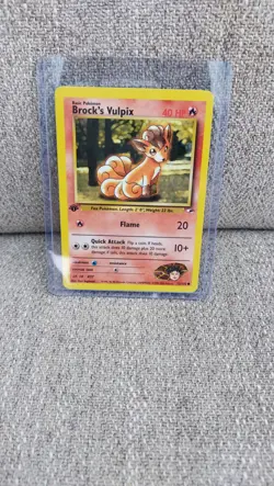 Pokemon TCG Brock's Vulpix Gym Heroes Card 73/132 NEAR MINT 1ST EDITION - Image 5