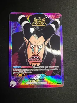 Magellan Alternate Art - One Piece Card Game - Paramount War - OP02-071 - TCG - Image 3