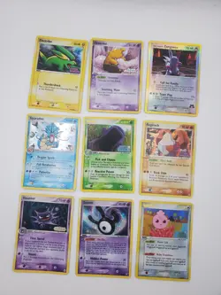 Vintage Pokemon Card Holo Lot of 9 - Sets from 2004-2006 - Image 1