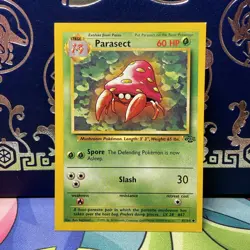 PARASECT - 41/64 - Jungle - Pokemon Card - SQUARE CUT MISCUT NM/M - Image 1