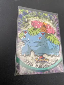Pokemon 1999 Topps TV Venusaur #03 Card - Image 2