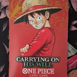 Bandai One Piece Card Game Carrying On His Will Sealed Blister Pack - Image 1