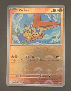 Pokemon Card Victini 012/086 Poke Ball Pattern Black Bolt - Near Mint - Image 1