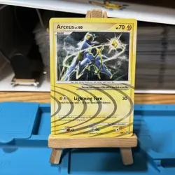 Arceus AR6 Platinum Arceus Holo Rare 2009 Pokemon Card MP/HP - Image 1