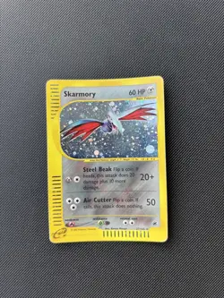 Pokemon Card Expedition Base Set Holo Skarmory 27/165 - Image 1