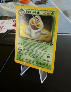Pokemon Dark Arbok Holo Rare TCG Card 2/82 Unlimited Team Rocket Light Play - Image 3