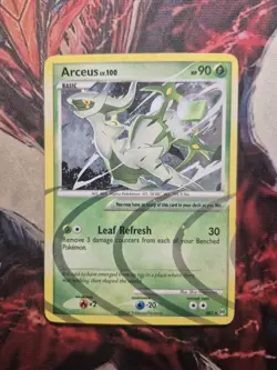 Pokemon TCG Arceus Holo Rare Card AR2/9 Grass Pokemon Card Game MP - Image 1