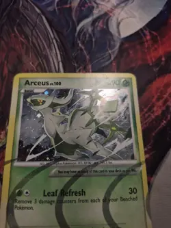 Pokemon TCG Arceus Holo Rare Card AR2/9 Grass Pokemon Card Game MP - Image 2