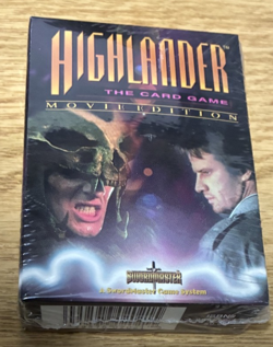 HIGHLANDER The Card Game MOVIE EDITION Starter Deck 1996 Swordmaster New SEALED - Image 1