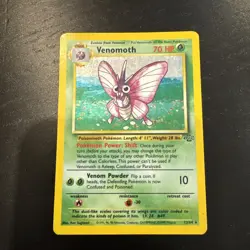 Pokemon TCG Venomoth Jungle Holo Card 13/64 - Vintage 1999 - Image 1