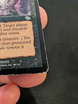 Damaged HP Cabal Therapy MTG Judgement Rare Check pictures. - Image 5