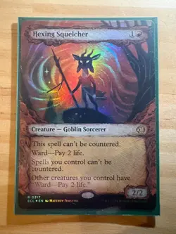Hexing Squelcher - Showcase - FOIL - Lorwyn Eclipsed NM - MTG Magic - Image 1