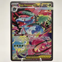 Pokemon ME01 Mega Evolution Mega Venusaur ex Holo 177/132 NM/M - Image 1