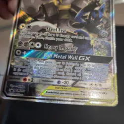Pokemon Card - Lucario & Melmetal Black Star Promo SM192 Tag Team Alt Art Holo - Image 5