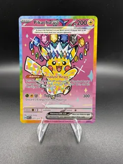 Pokemon TCG Pikachu EX 277/217 English - Image 1