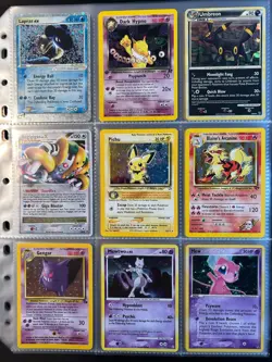 Lot of 90 ALL HOLO Vintage Pokemon Card Binder Collection - Image 4