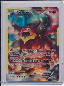 Pokemon 2017 Volcanion XY185 XY Promo Full Art Holo - Image 1