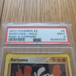 PSA 9 2003 Pokemon EX Ruby & Sapphire Hariyama Holo 8/109 Mint - Image 3