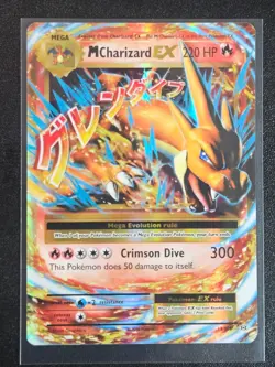 Pokemon Evolutions Holo Card Mega M Charizard Y EX 13/108 XY 2016 NM Condition - Image 1