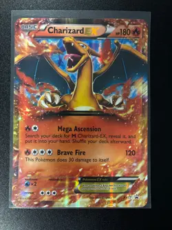 Pokemon Charizard EX XY17 JUMBO Holo Oversized Promo Card - Image 1