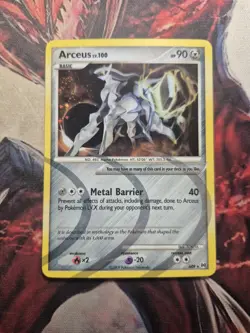 Pokemon Arceus Lv. 100 AR9 Platinum Holo Rare Pokemon Card TCG | LP - Image 1