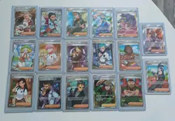 Pokemon TCG - 17 Trainer Full Art Holo Cards Bundle - Scarlet & Violet-Near Mint - Image 1