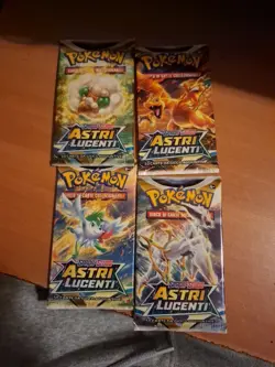 Brilliant Stars Booster Packs 4 Full Art Set Sword & Shield Pokemon TCG - Image 1