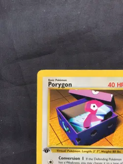 Pokemon Cards: Team Rocket 1st Edition Uncommon: Porygon 48/82 - Image 2