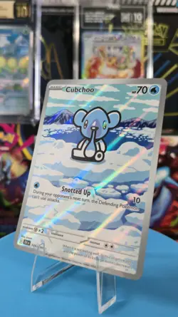 Pokemon TCG Cubchoo Illustration Rare Black Bolt 109/086 NM - Image 1