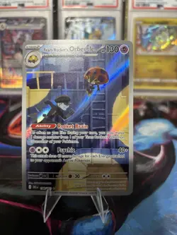 Pokemon TCG Team Rockets Orbeetle Destined Rivals 198/182 Illustration Rare Card - Image 1
