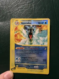 2003 Pokemon Skyridge Gyarados Reverse Holo Card 11/144 - Image 1