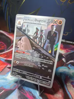 Pokemon TCG Team Rocket’s Dugtrio 239/217 Illustration Rare Ascended Heroes NM - Image 2