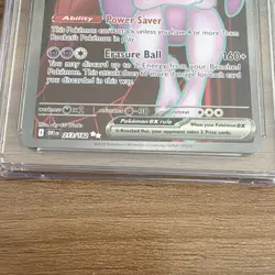 Pokemon Team Rocket's Mewtwo ex CGC PRISTINE 10 213/182 Destined Rivals - Image 2