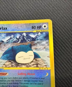 Pokemon Card-Snorlax-Skyridge-100/144-HoloReverse-ENG-LP - Image 4