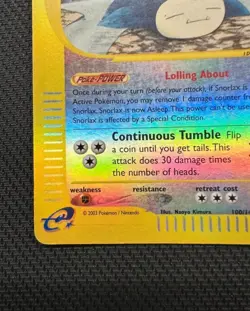 Pokemon Card-Snorlax-Skyridge-100/144-HoloReverse-ENG-LP - Image 5