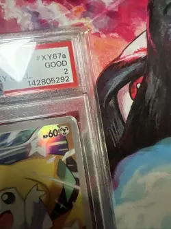 2017 Pokemon Xy Black Star Promo Fa/Jirachi #XY67a PSA 2 - Image 4