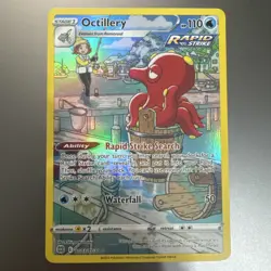 Pokemon TCG Octillery Sword & Shield: Brilliant Stars TG03/TG30 Holo Secret Rare - Image 1