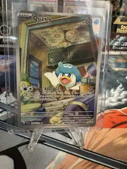 Pokemon TCG Quaxly - 206/193 - SV02: Paldea Evolved Illustration Rare - Image 1