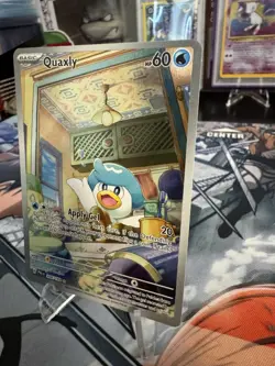Pokemon TCG Quaxly - 206/193 - SV02: Paldea Evolved Illustration Rare - Image 4