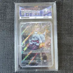 Pokemon TCG - Greavard 214/198 Scarlet Violet Base IR - Ace Grading 9 MINT - Image 1